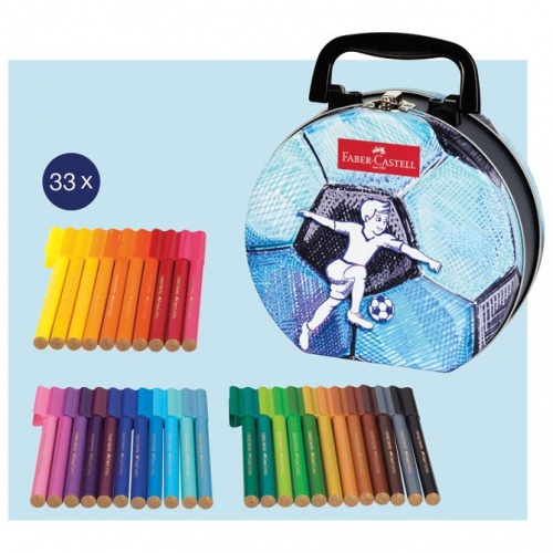Flomaster školski 33boje Connector Soccer FC155538