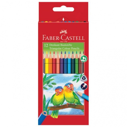 Drvene boje 12boja trokutaste Faber-Castell 120523