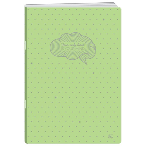 Bilježnica meki uvez A4 crte 52+2L 80g Dots Elisa