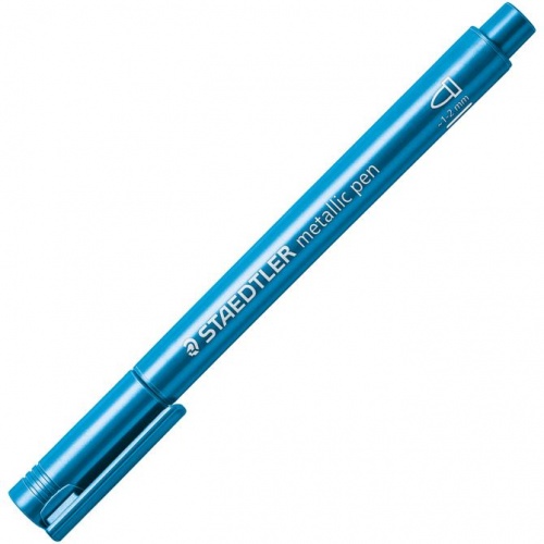 Marker nepermanentni 1,2mm okrugli vrh Metallic Staedtler 8323-373 plavi