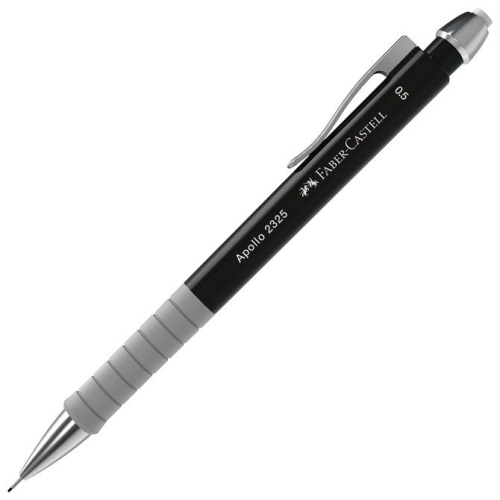 Tehnička olovka 0,5mm grip Apollo Faber Castell 232504 crna