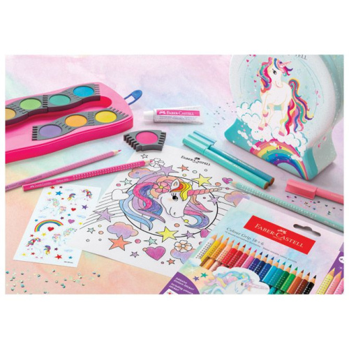 Drvene boje 18boja Grip 2001+6boja drvenih Sparkle pastel Faber Castell 201543