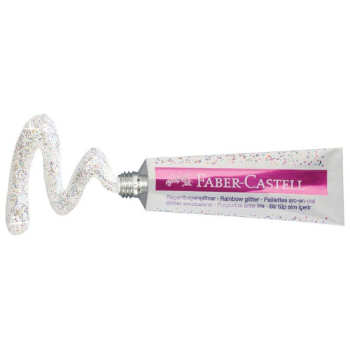 Vodene boje fi 24mm 12boja+glitter Connector Unicorn Faber Castell 125002 roza kutija