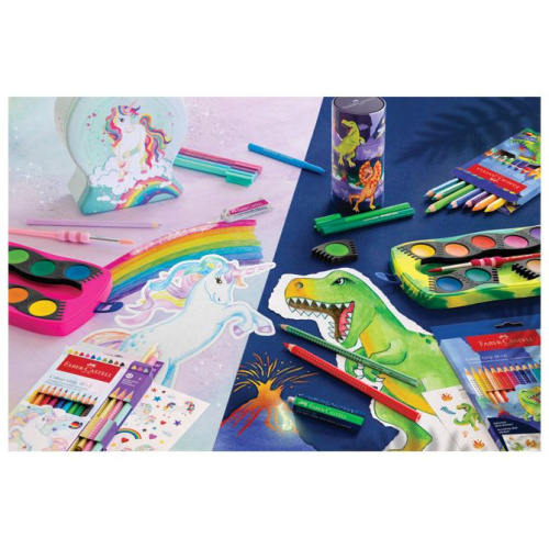 Drvene boje 10boja Jumbo Grip T-rex Faber Castell 110922