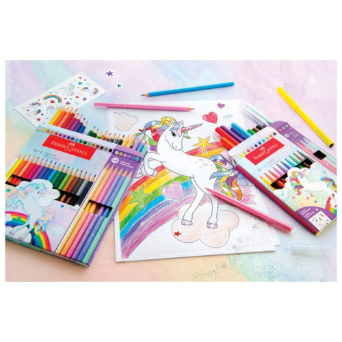 Flomaster školski  18+6boja Unicorn Faber Castell 554221