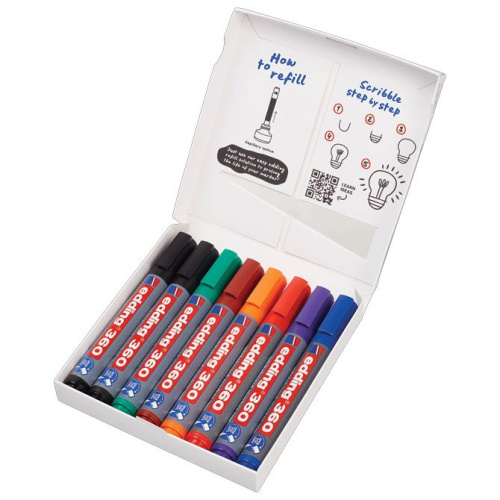 Marker za bijelu ploču 1,5-3mm Edding 360 1/8