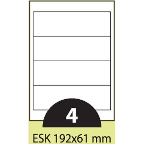 Etikete Data za široke registratore 192x61 A4 1/100