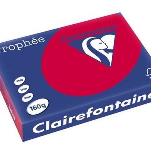 Papir u boji A4 CLF 160g 1/250 intenzivni ribiz crveni