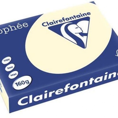 Papir u boji A3 CLF 160g 1/250 pastelni bijelokost