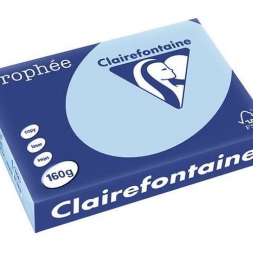 Papir u boji A4 CLF 160g 1/250 pastelni svijetlo plavi