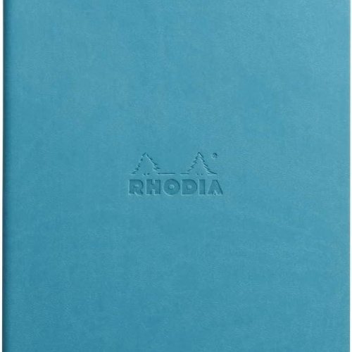 Bilježnica Rhodirama A5 crte 90gr 64 lista tirkizna