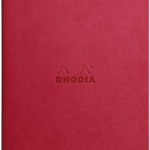 Bilježnica Rhodirama A5 crte 90gr 64 lista crvena