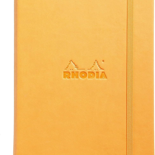 Bilježnica Rhodia Webnotebook A5 crte 90gr 192 lista narandžasta