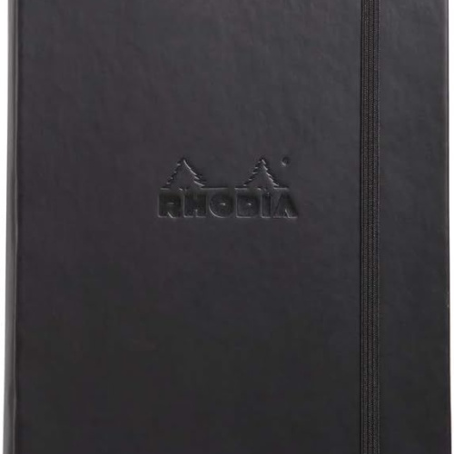 Bilježnica Rhodia Webnotebook A5 crte 90gr 96 listova crna