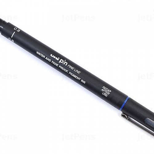 Fineliner Uni pin 08-200 plavi