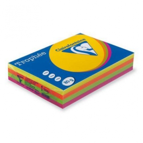 Papir u boji A4 CLF 80g 1/500 mix flouroscentni