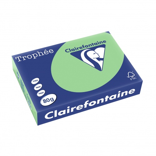 Papir u boji A3 CLF 80g 1/500 pastelni prirodno zeleni