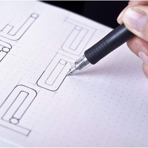 Blok A4 Rhodia dotpad dots 80gr crni