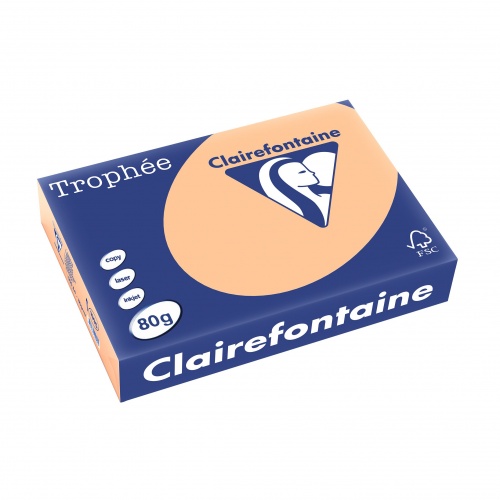 Papir u boji A3 CLF 80g 1/500 pastelni marelica