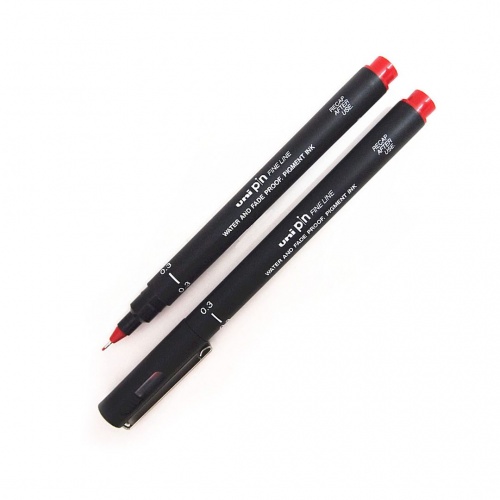 Fineliner Uni pin 03-200 crveni