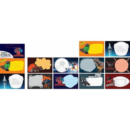 Naljepnice školske Street kid boys 1/10