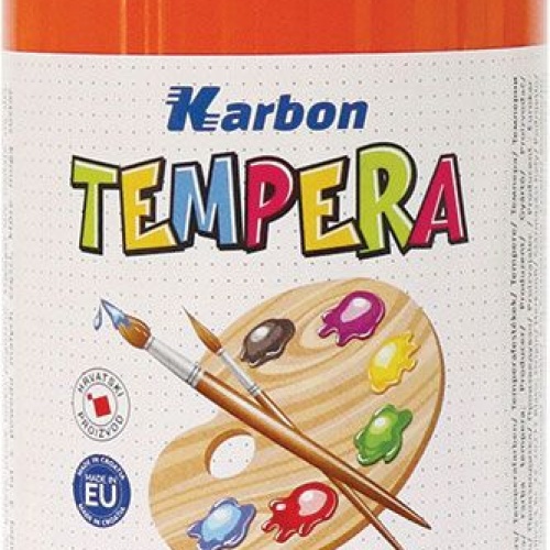 Tempera 1000ml boca Karbon narančasta