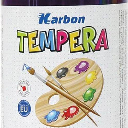 Tempera 1000ml boca Karbon ljubičasta