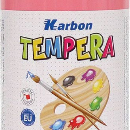 Tempera 1000ml boca Karbon roza