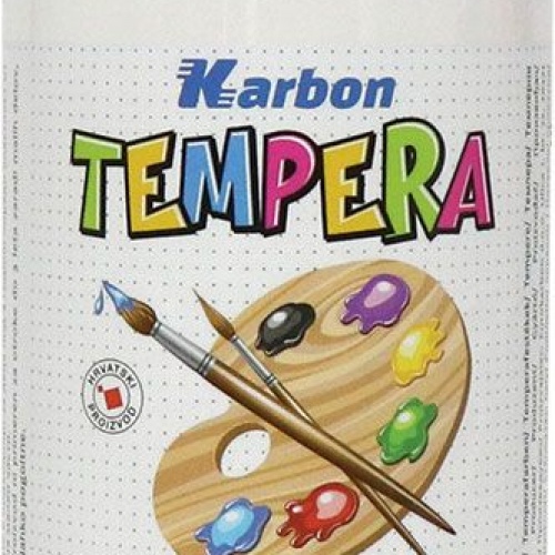 Tempera 1000ml boca Karbon bijela