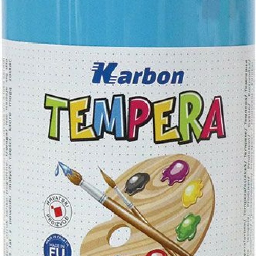 Tempera 1000ml boca Karbon sv.plava