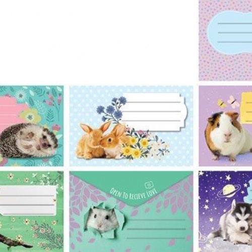 Naljepnice školske Animals Cute 1/10