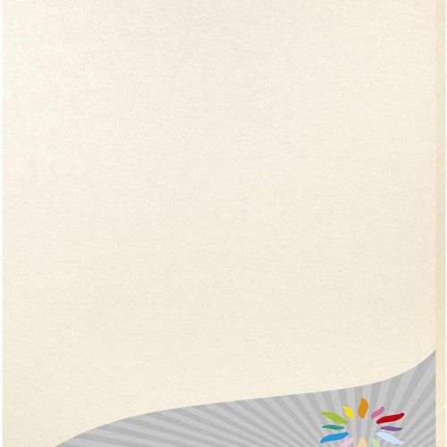 Papir A4 Pollen iridiscent cream Clairefontaine A4 A4/210gr 1/25