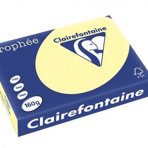 Papir u boji A3 CLF 160g 1/250 pastelni canari