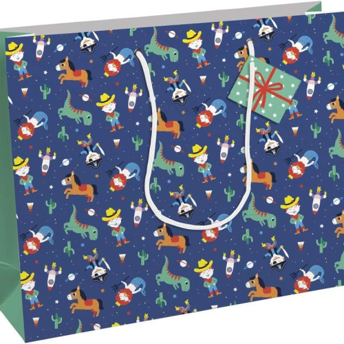 Poklon vrećica Clairefontaine heros boys 37,3x11,8x27,5 cm