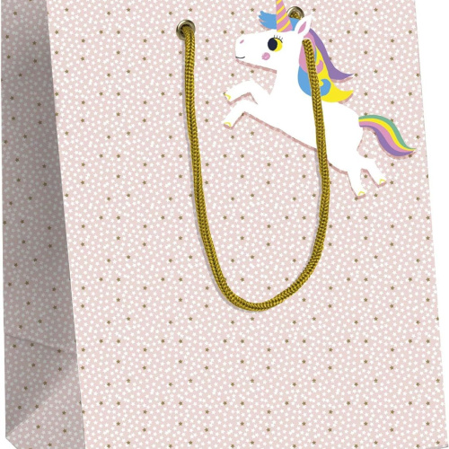 Poklon vrećica Clairefontaine jednorog 21,5x10,2x25,3 cm