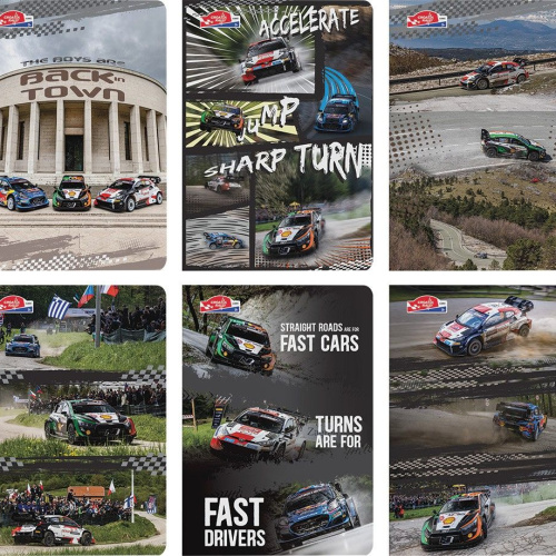 Bilježnica meki uvez A4 crte 40+2 lista 80gr WRC Croatia