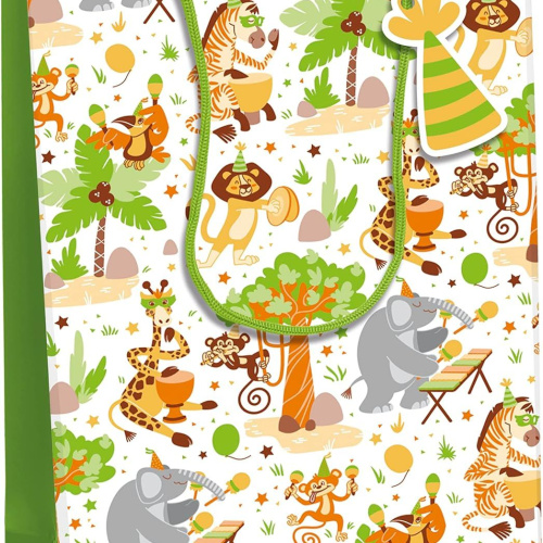 Poklon vrećica Clairefontaine safari 26,5x14x33 cm