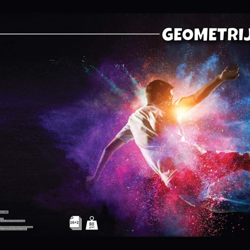 Pisanka geometrijska papir 80g korice 280g Cool Target 27303