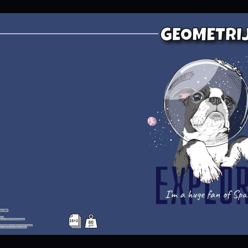 Pisanka geometrijska papir 80g korice 280g Cool Target 27303