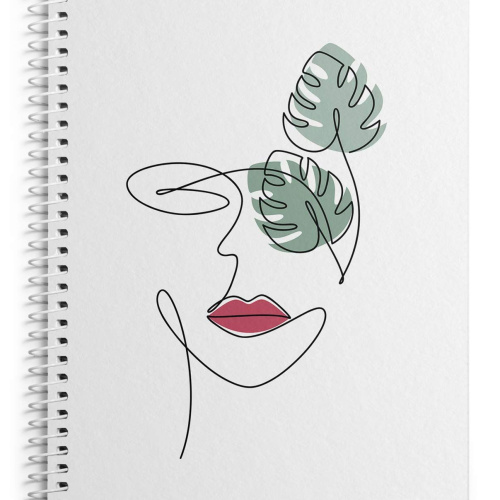 Bilježnica spiralna A4 96 listova 80g A4 kocke Target White Chic 28226