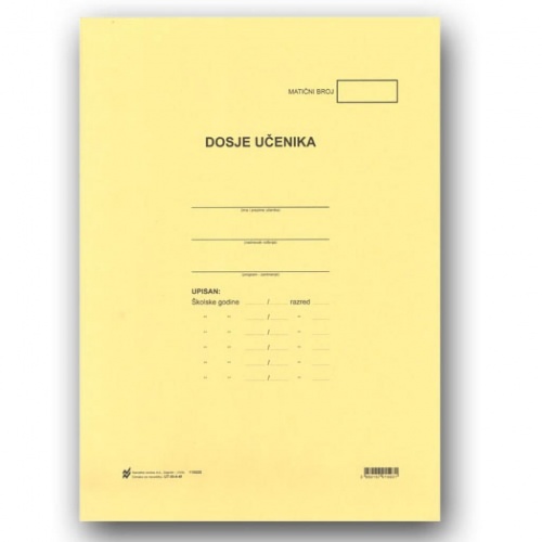 Obrazac 11-1 učenički dosje