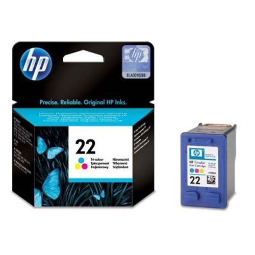 Tinta HP C9352A No.22 original color