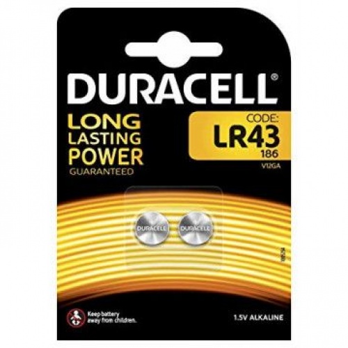 Baterija alkalna 1,5V Duracell LR43 1/2