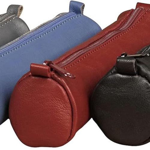 Pernica prazna Clairefontaine Age Bag kožna okrugla 18,5x4cm