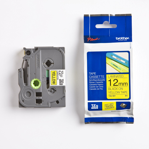 Vrpca Brother p-touch TZE631 12mm yellow/black