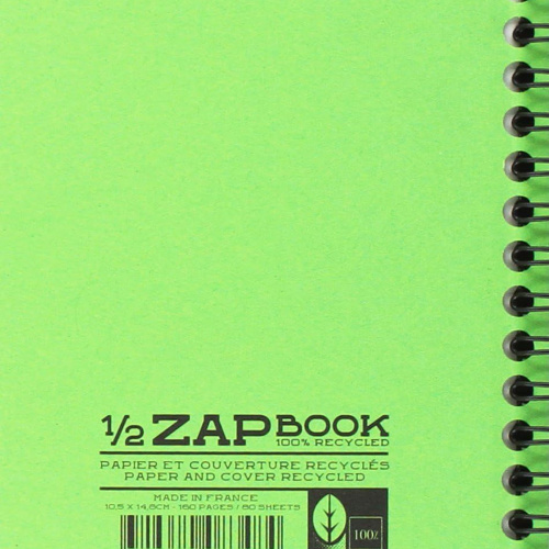 Blok Demi Zap book CLF A6 80gr 80 listova mix boja spiralni uvez