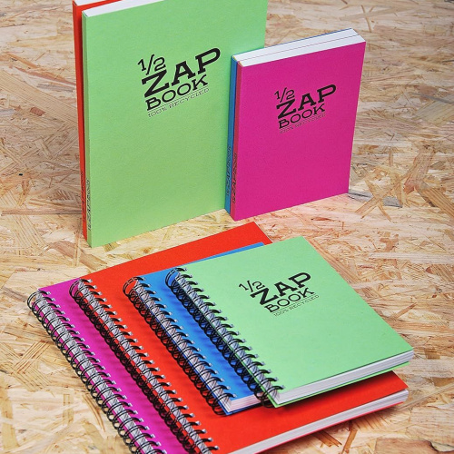 Blok Demi Zap book CLF A5 80gr 80 listova mix boja spiralni uvez