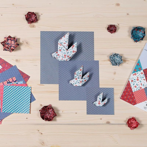 Papir Origami Clairefontaine 3 dimenzije 60 listova Hanayo