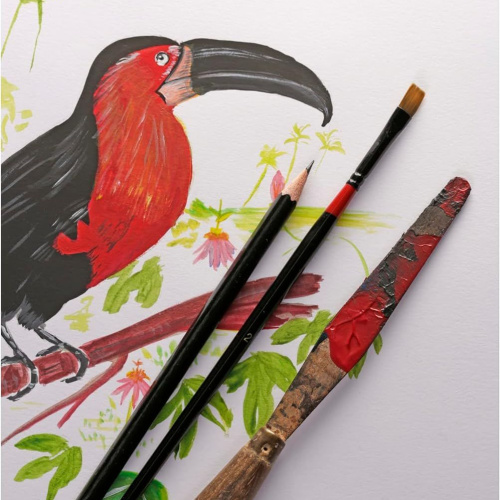 Blok Paint On A5 Clairefontaine 40 listova bijeli 250gr