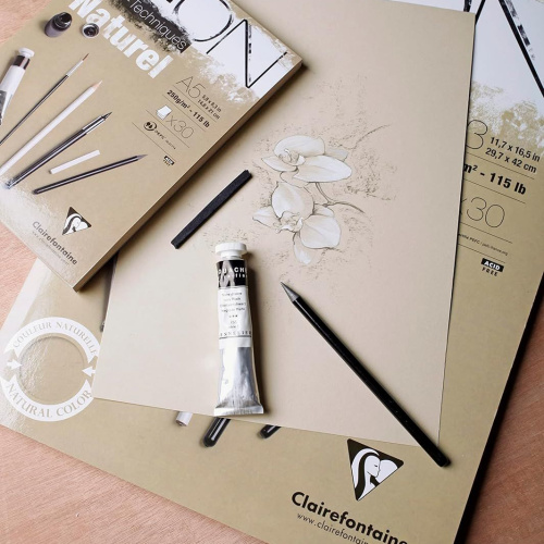 Blok Paint On A3 Clairefontaine 30 listova naturel 250gr